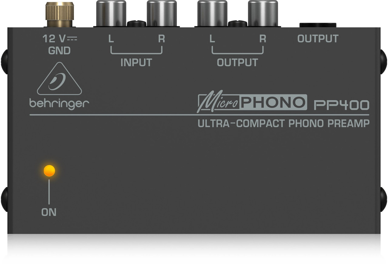 Behringer PP400 Ultra-Compact Phono Preamp Behringer PP400 Ultra-Compact Phono Preamp