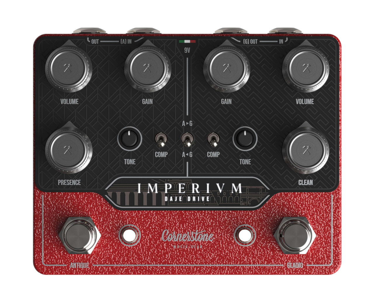 Cornerstone Imperium Dual Overdrive V2 Pedal Cornerstone Imperium Dual Overdrive V2 Pedal