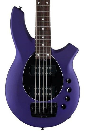 Sterling by Music Man Bongo 5 Bass Guitar in Firemist Purple Satin