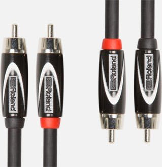 Roland RCC-3-2R2R 3FT / 1M Interconnect Cable, Dual RCA-RCA Roland RCC-3-2R2R 3FT / 1M Interconnect Cable, Dual RCA-RCA