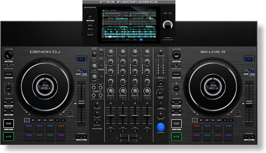 Denon DJ SC LIVE 4 4-Deck Standalone DJ Controller Denon DJ SC LIVE 4 4-Deck Standalone DJ Controller