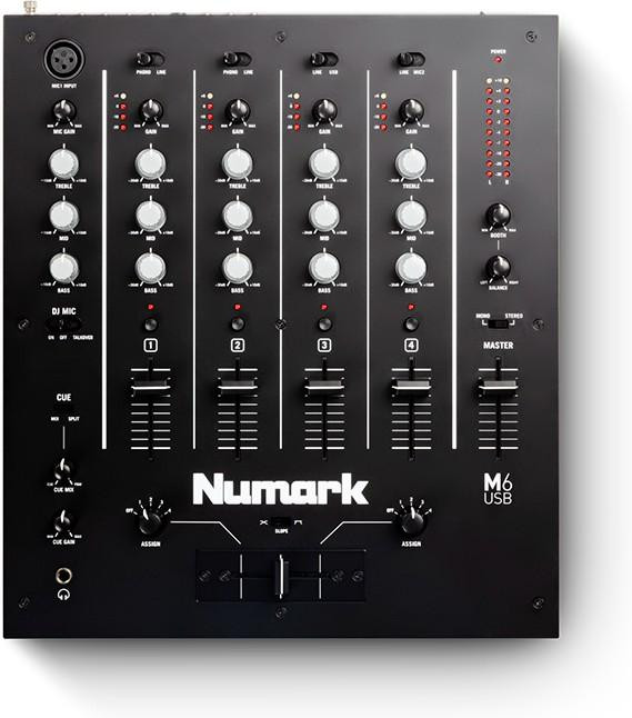 Numark M6 4-Channel USB DJ Mixer Numark M6 4-Channel USB DJ Mixer