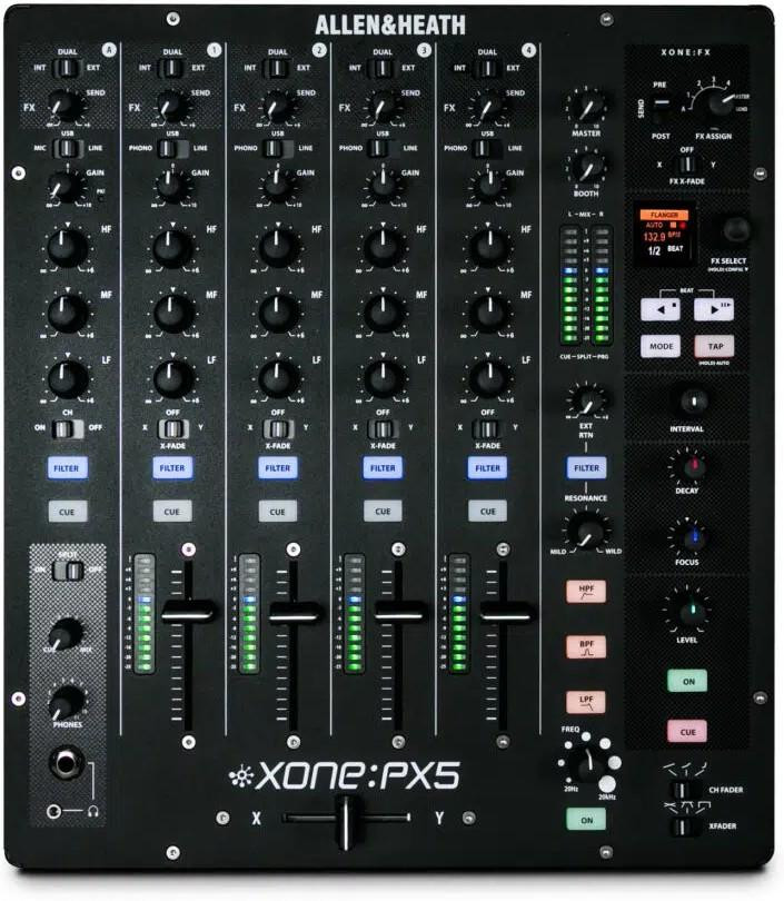 Allen & Heath XONE PX5 6-Channel Analogue DJ Mixer Allen & Heath XONE PX5 6-Channel Analogue DJ Mixer