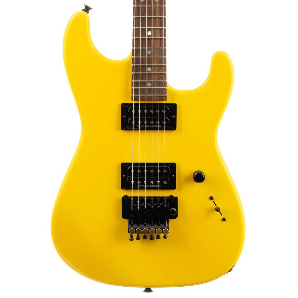 Charvel San Dimas 2H PH FR84 Electric Guitar in Grafitti Yellow Charvel San Dimas 2H PH FR84 Electric Guitar in Grafitti Yellow