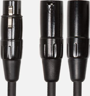 Roland RCC-YC-XF2XM 6 / 15CM Interconnect Cable, XLR(Female)-Dual XLR(Male), Y Cable Roland RCC-YC-XF2XM 6 / 15CM Interconnect Cable, XLR(Female)-Dual XLR(Male), Y Cable