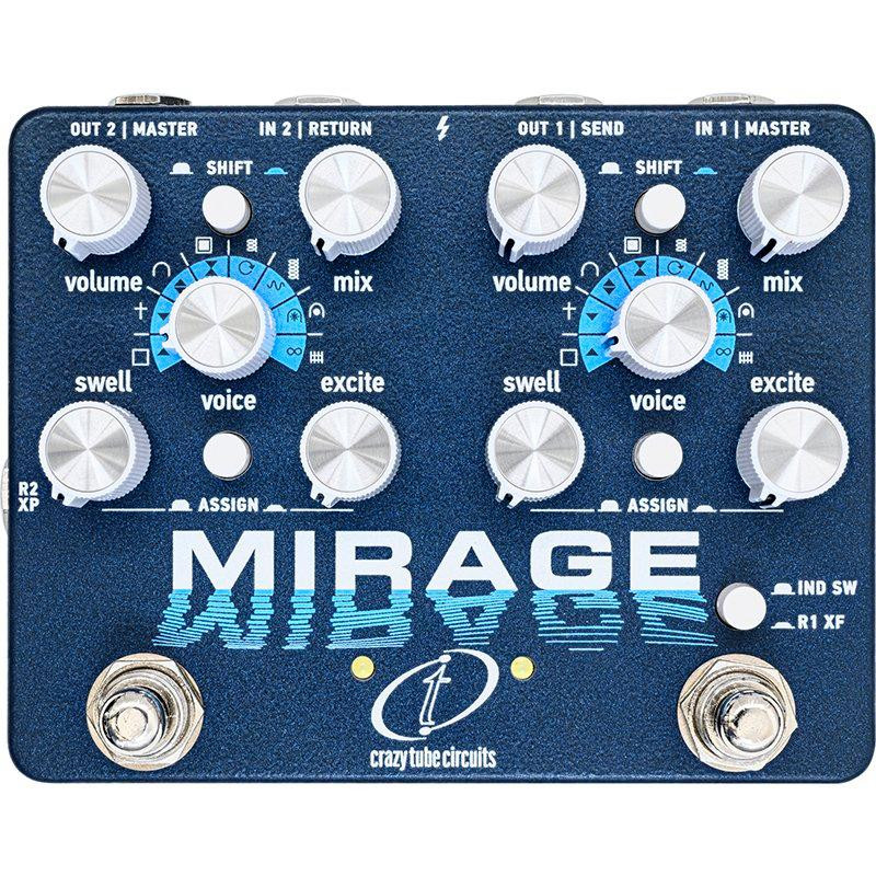 Crazy Tube Circuits Mirage Dual Engine Digital Reverb Pedal Crazy Tube Circuits Mirage Dual Engine Digital Reverb Pedal