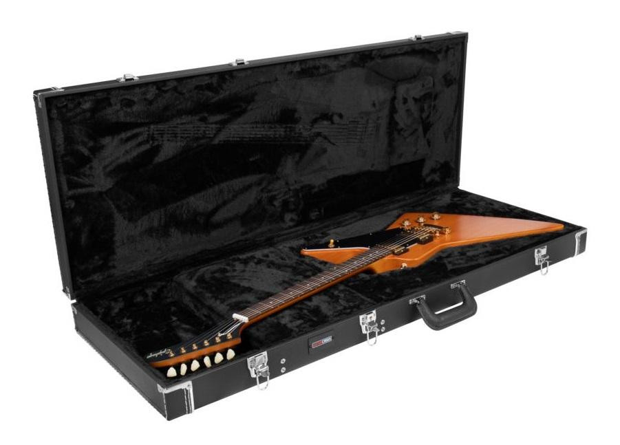 Gator GW-EXP Deluxe Wood Case for Explorer Guitars