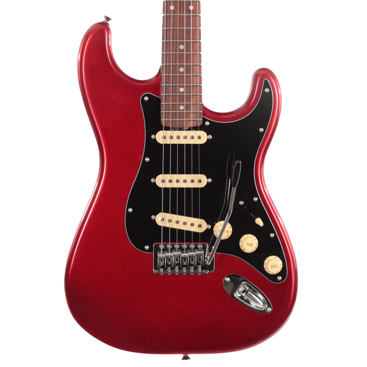 Eastcoast ST1 Electric Guitar In Bordeaux Metallic With Rosewood Board