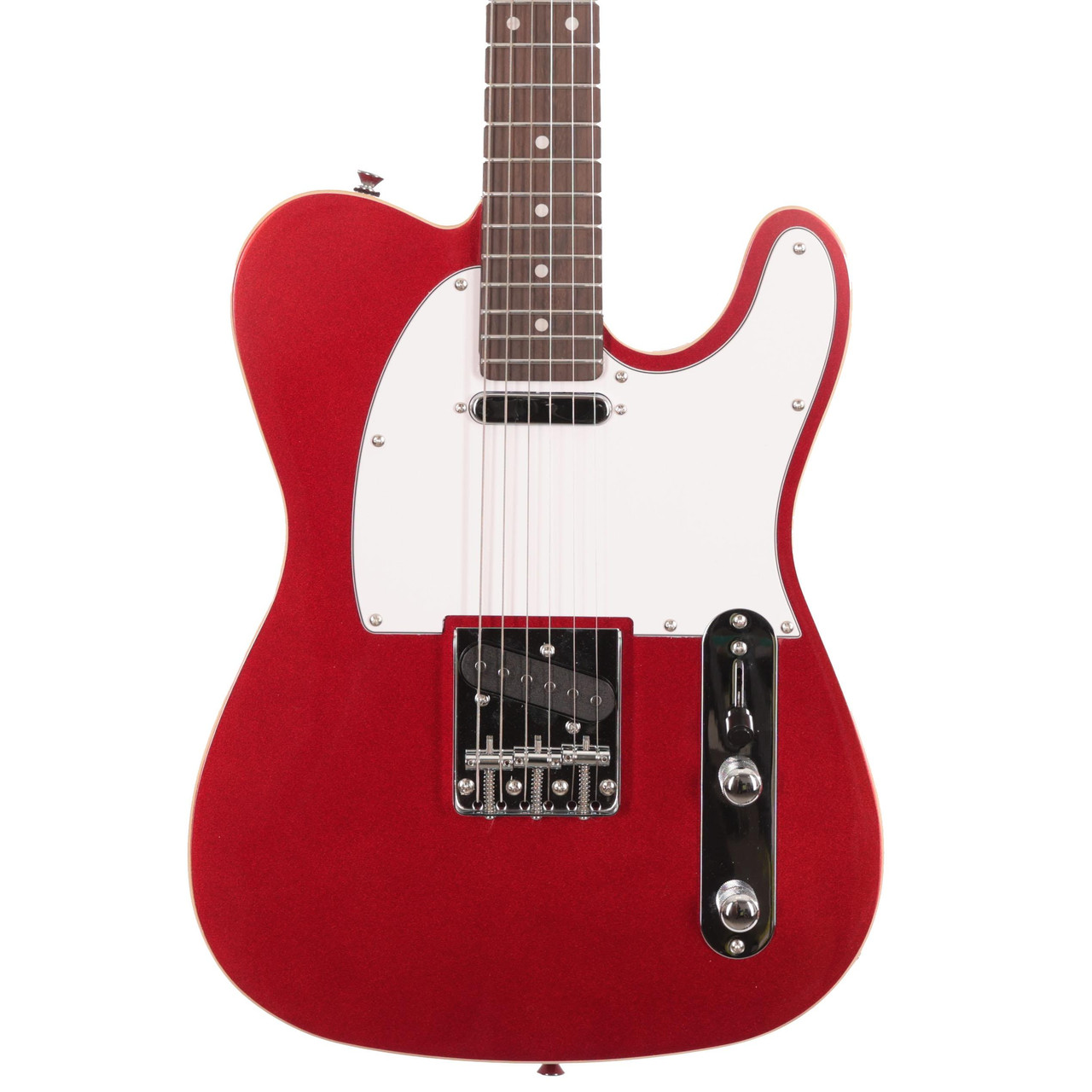 Eastcoast T62 Double-Bound T-Style Electric Guitar In Candy Apple Red