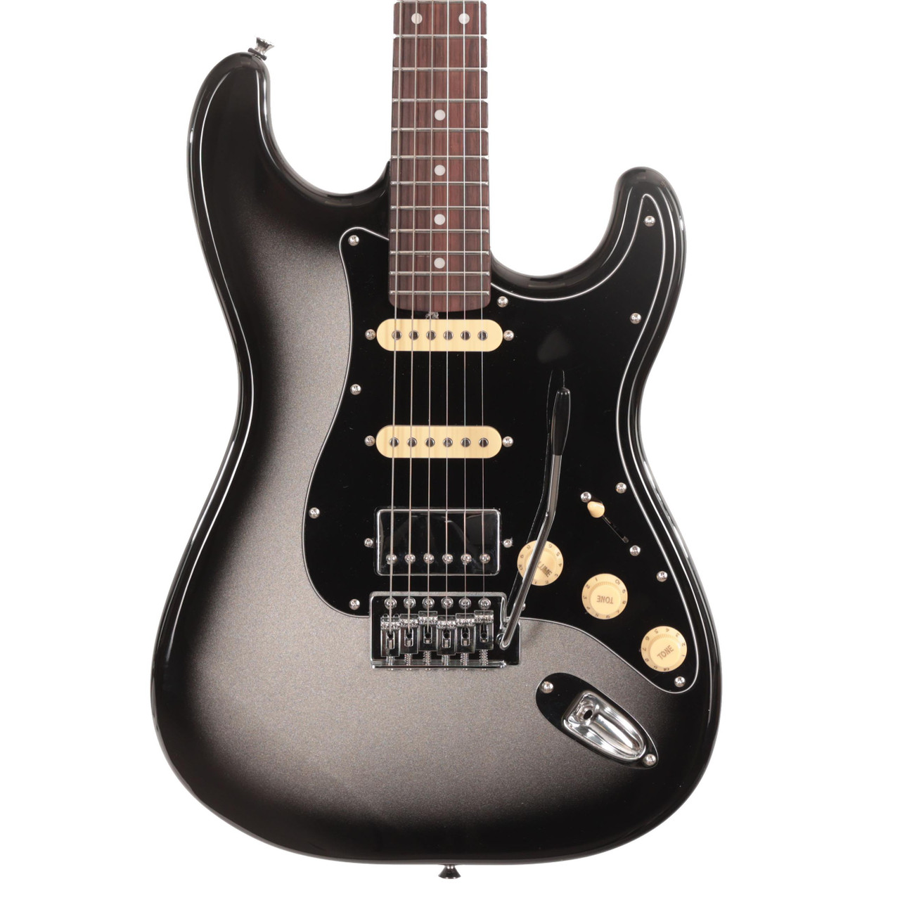 Eastcoast ST2 HSS Electric Guitar In Silverburst Guard With Rosewood Fretboard