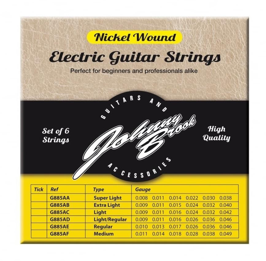 Johnny Brook Electric Guitar Strings Set - 10-42