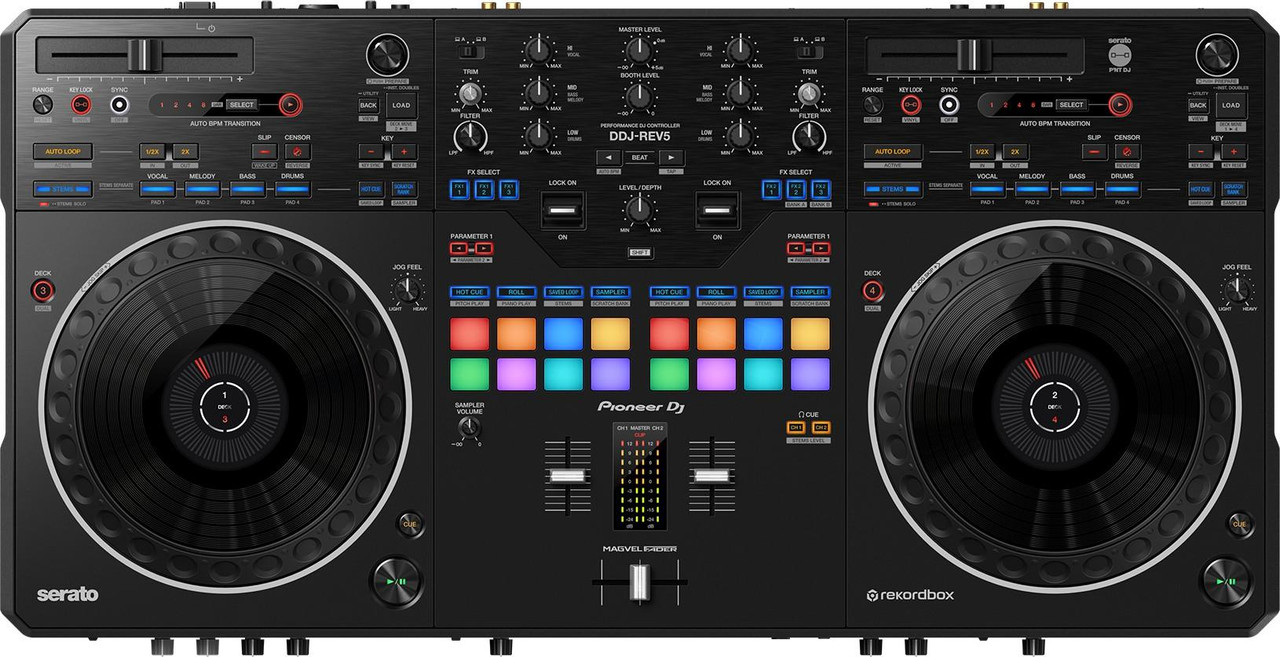 Pioneer DDJ-FLX4 2-Channel DJ Controller for Rekordbox & Serato DJ
