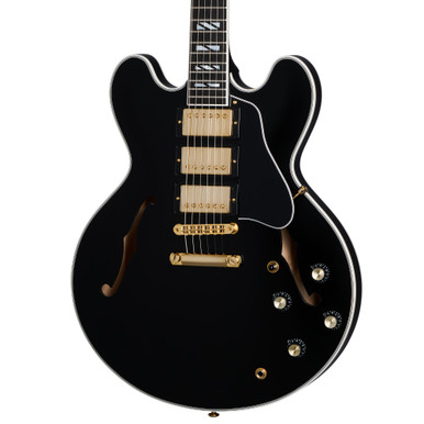 ギター Gibson ES-335 Traditional Vintage Ebony Gibson ES-335 Vintage Ebony (RRP £3399) #205240213 - Guitar Village