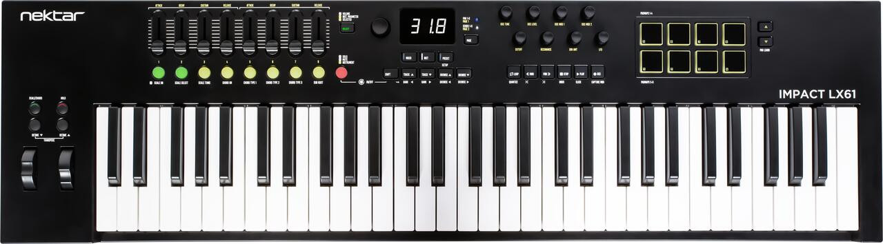 Nektar Impact LX61 MK3 MIDI Keyboard & Controller Nektar Impact LX61 MK3 MIDI Keyboard & Controller