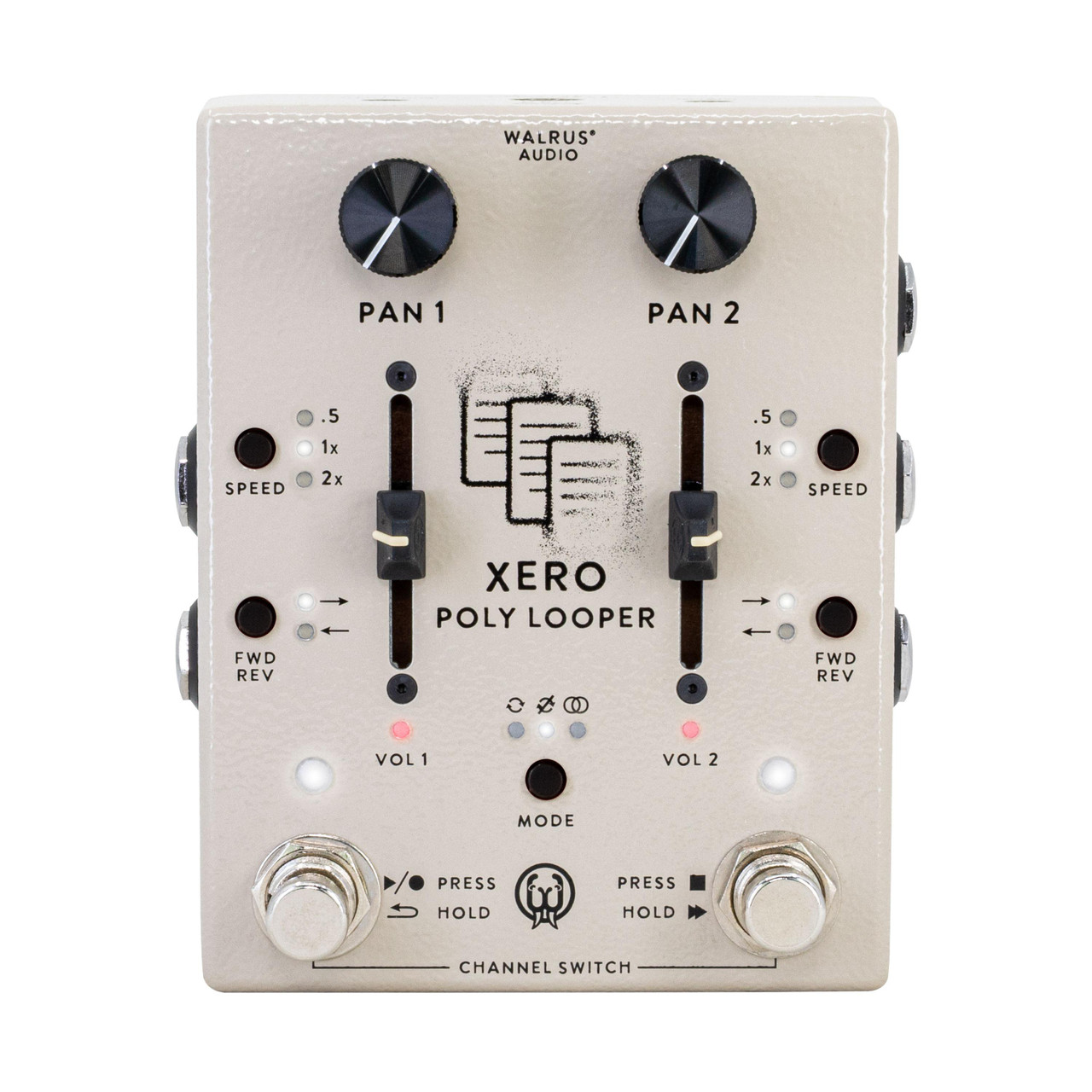 Walrus Audio Xero Polylooper Loop Pedal in Cream