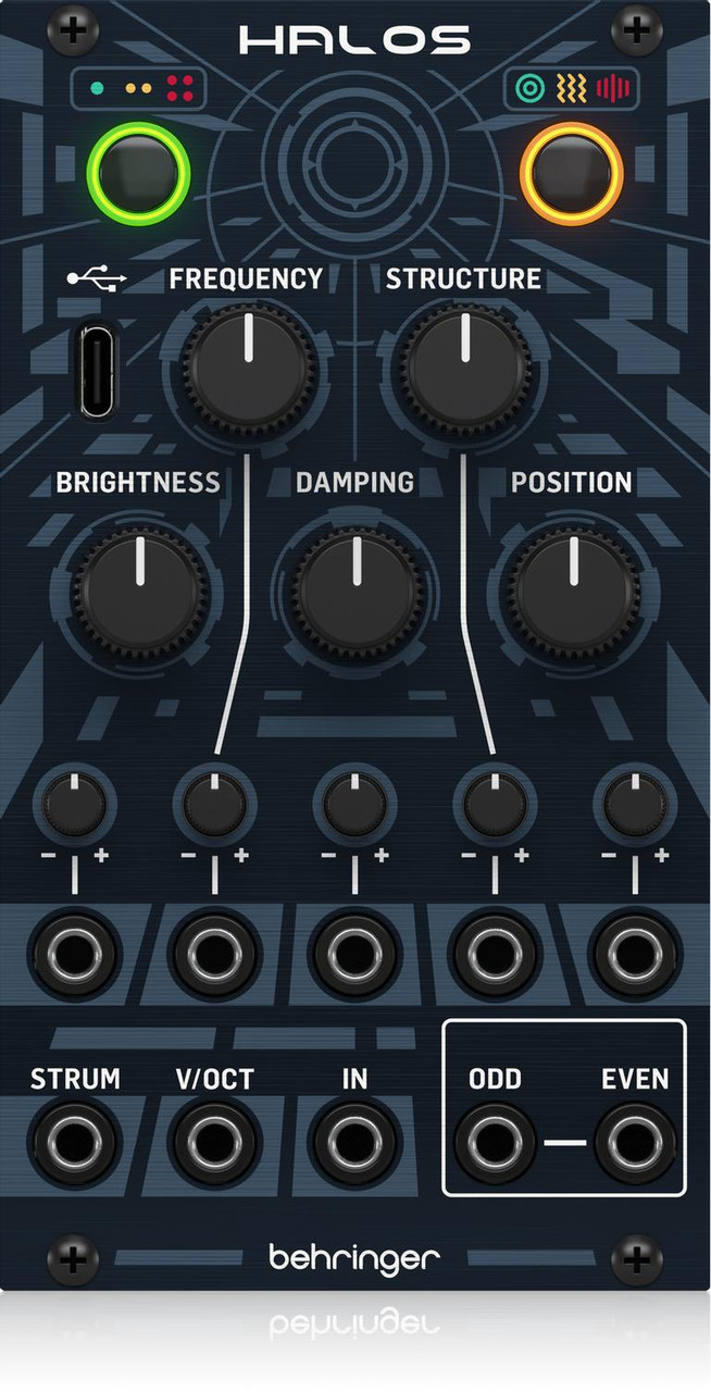 Behringer HALOS Physical Modelling Synthesizer for Eurorack Behringer HALOS Physical Modelling Synthesizer for Eurorack