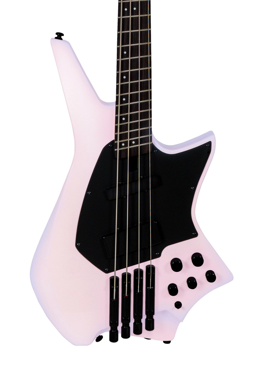 Hils HZB4 Headless Bass Guitar in Gloss Aura Pearl Hils HZB4 Headless Bass Guitar in Gloss Aura Pearl