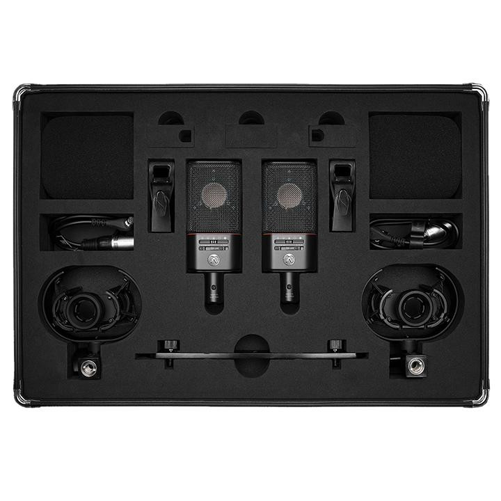 Austrian Audio OC818 Studio Microphone Dual Set Plus in Black. Austrian Audio OC818 Studio Microphone Dual Set Plus in Black.