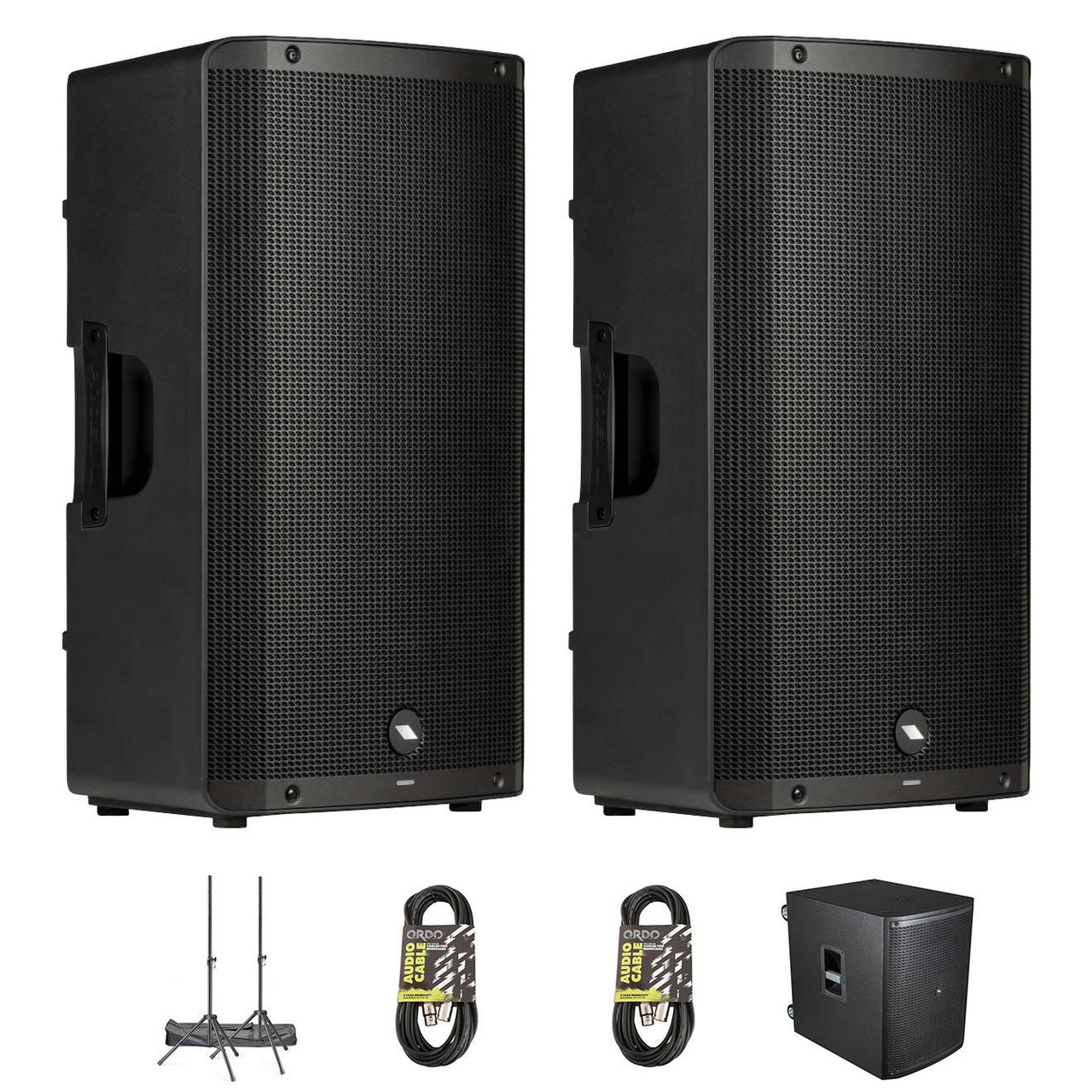 Proel DIVA 12A Active Speaker Bundle with Proel DIVA SUB18A, Stands and Cables Proel DIVA 12A Active Speaker Bundle with Proel DIVA SUB18A, Stands and Cables
