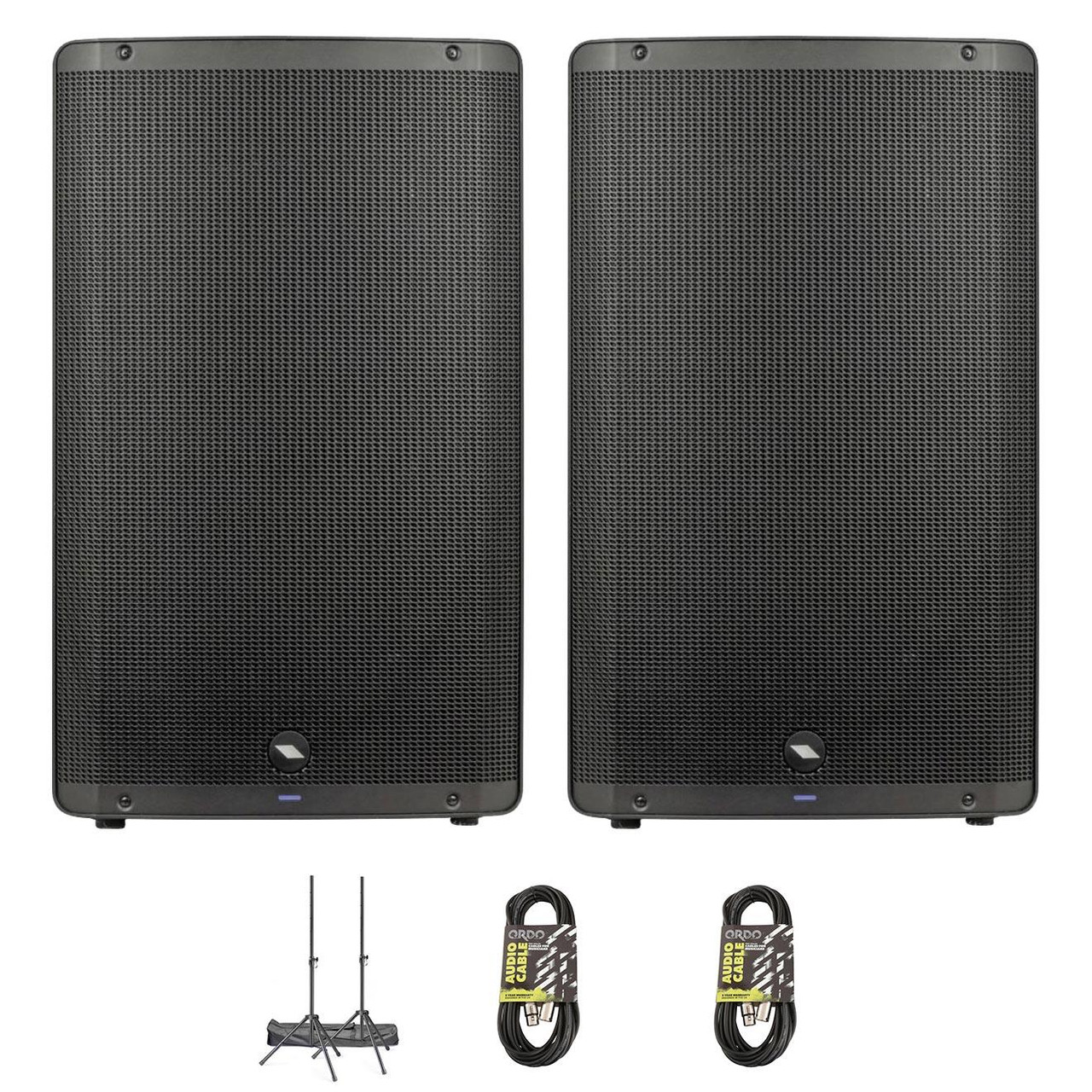 Proel DIVA 15A Active Speaker Bundle with Stands and Cables Proel DIVA 15A Active Speaker Bundle with Stands and Cables