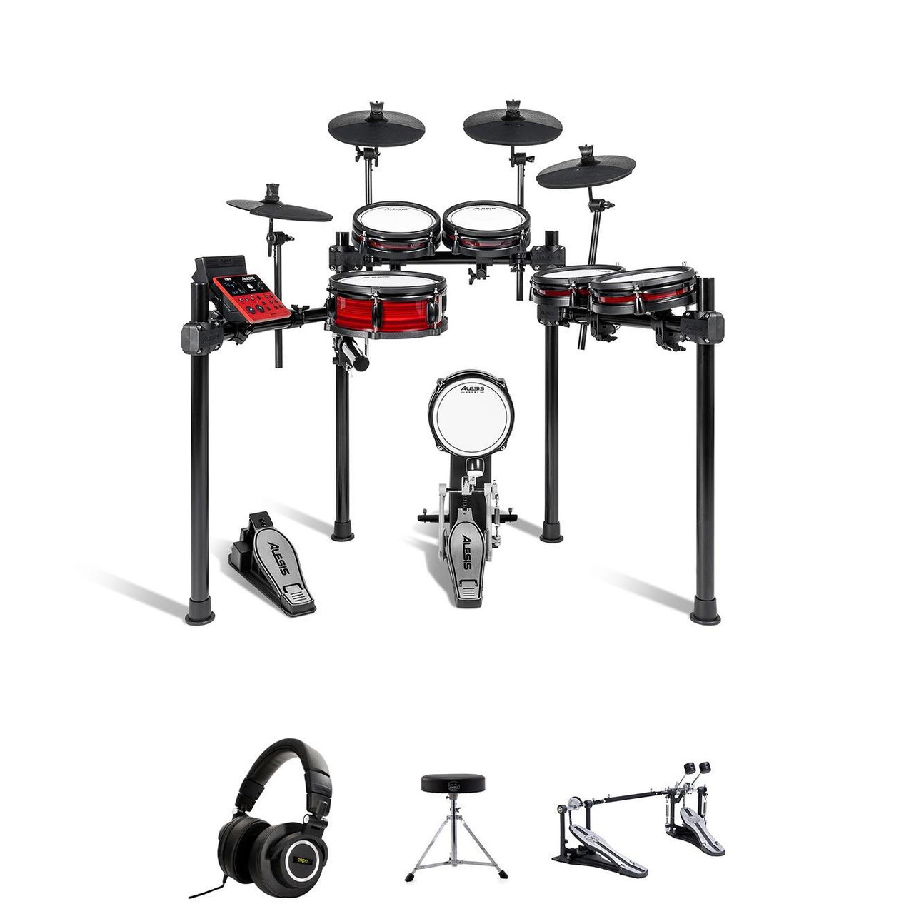 Alesis Nitro Pro XL Bundle Package inc Double Pedal Alesis Nitro Pro XL Bundle Package inc Double Pedal