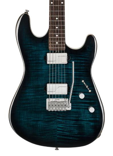 Sterling by Music Man Sabre Electric Guitar in Deep Blue Burst Sterling by Music Man Sabre Electric Guitar in Deep Blue Burst