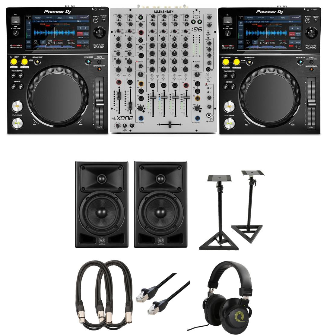 Pioneer XDJ-1000 DJ Deck & Allen & Heath XONE92 Speaker Bundle