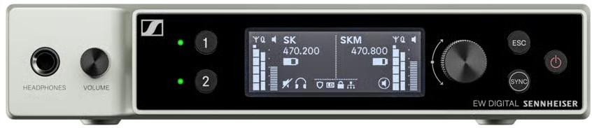 Sennheiser EW-DX EM 2 DANTE (U1/5) 2 channel Dante receiver Sennheiser EW-DX EM 2 DANTE (U1/5) 2 channel Dante receiver