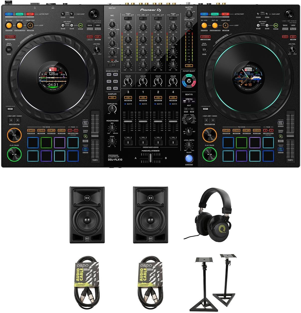 Pioneer DDJ-FLX10 & RCF Ayra Pro 5 Bundle Pioneer DDJ-FLX10 & RCF Ayra Pro 5 Bundle