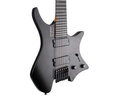 Strandberg Boden Metal NX 7 Electric Guitar in Black Granite, Roasted Maple Neck Strandberg Boden Metal NX 7 Electric Guitar in Black Granite, Roasted Maple Neck