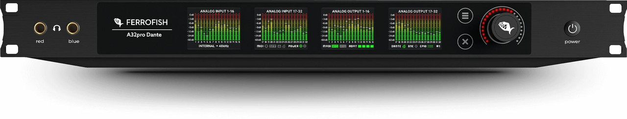 Ferrofish A32 Pro - 32-Channel AD/DA Converter - DANTE, ADAT & MADI