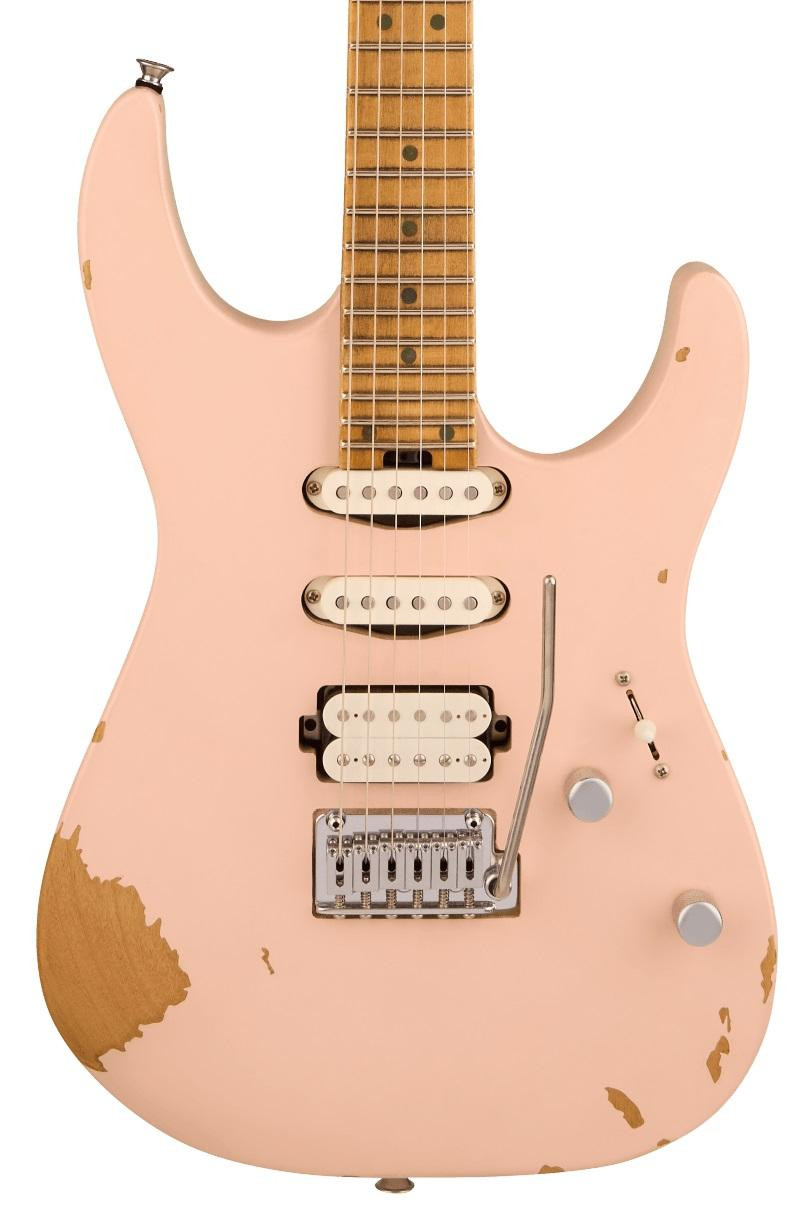 Charvel Pro-Mod Signature Rick Graham Electric Guitar in Worn Shell Pink Charvel Pro-Mod Signature Rick Graham Electric Guitar in Worn Shell Pink
