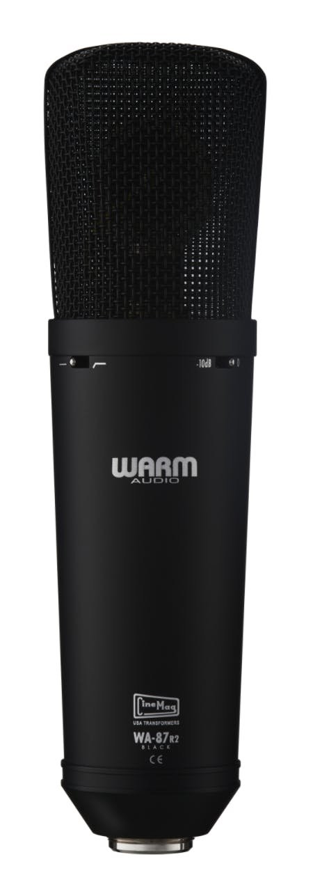 Warm Audio WA-87 R2 Vintage Condenser Microphone in Black Warm Audio WA-87 R2 Vintage Condenser Microphone in Black