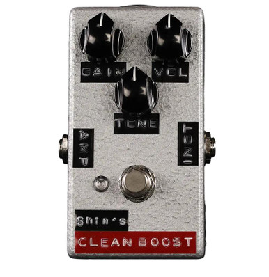 Shin's Music Clean Boost Pedal in Vintage Raspberry - Andertons