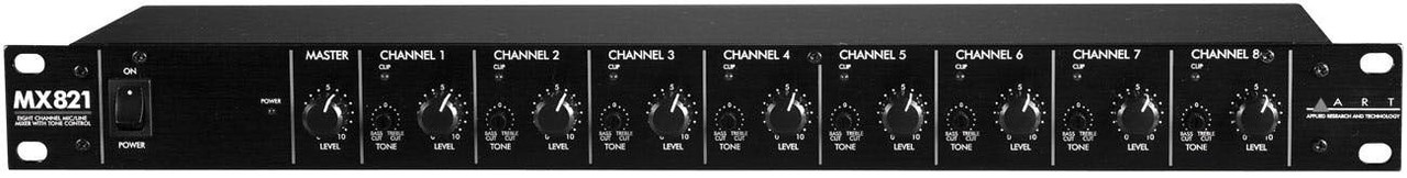 ART MX821 8 Channel Rackmount Mixer