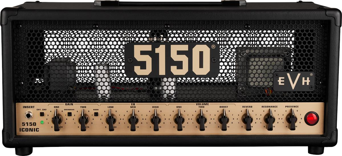 EVH 5150 Iconic Series 15W EL34 Amplifier Head in Black EVH 5150 Iconic Series 15W EL34 Amplifier Head in Black