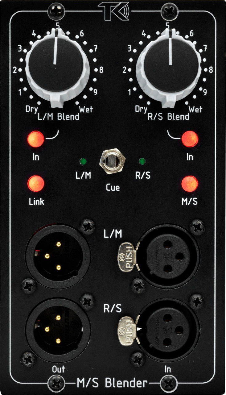 TK Audio TK-MS Blender 500 Series Mid Side Processor TK Audio TK-MS Blender 500 Series Mid Side Processor