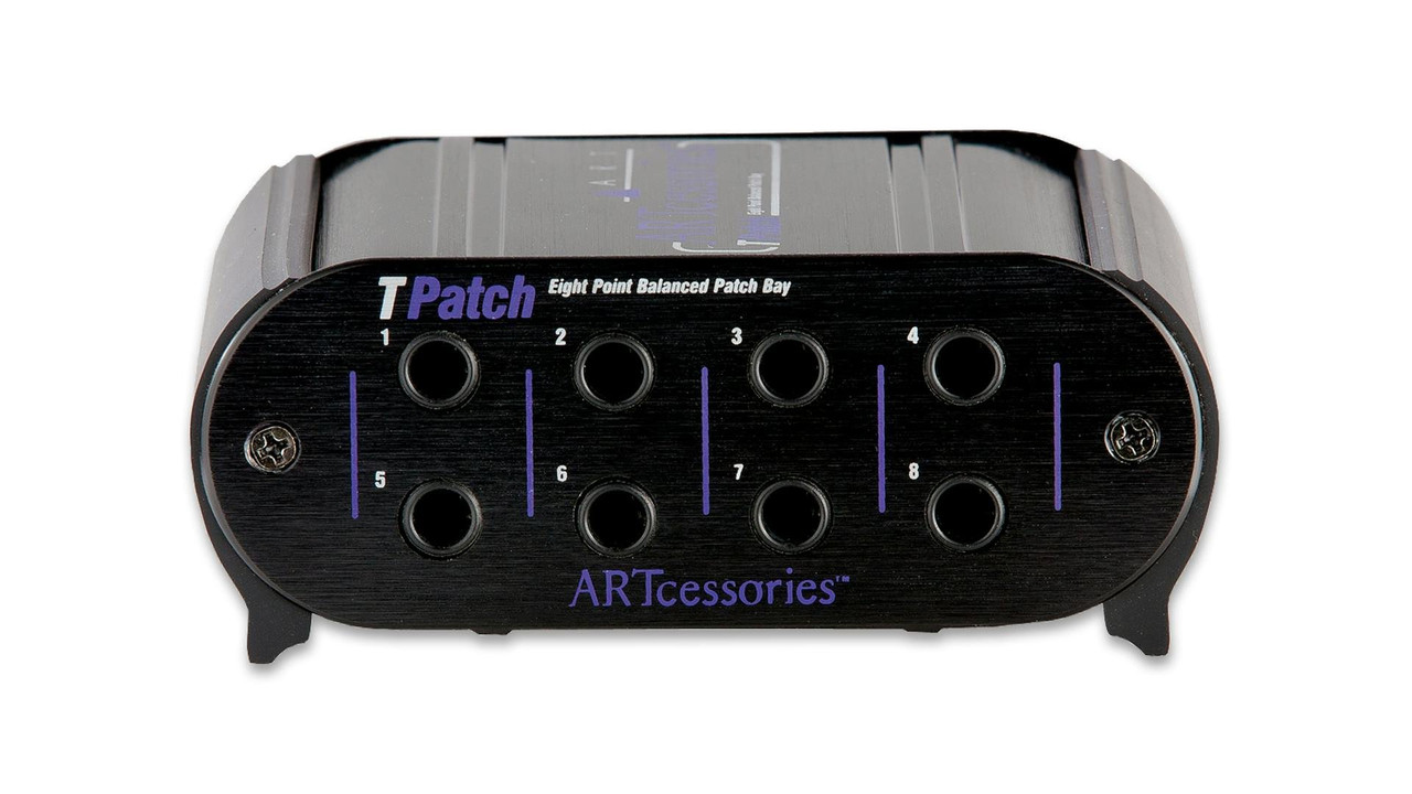 ART TPatch - Eight Point Balanced Desktop Patch Bay ART TPatch - Eight Point Balanced Desktop Patch Bay