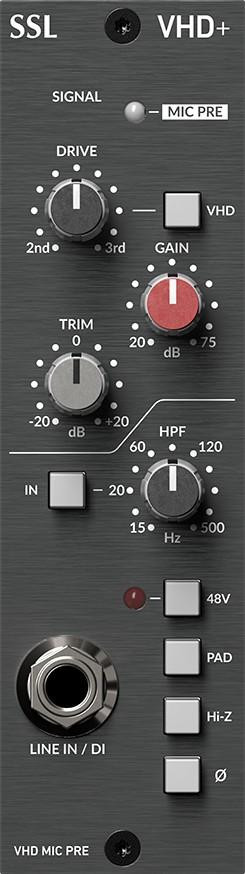 SSL 500-Series VHD+ Preamp