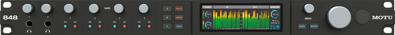 MOTU 848 28 x 32 Thunderbolt / USB Audio Interface MOTU 848 28 x 32 Thunderbolt / USB Audio Interface