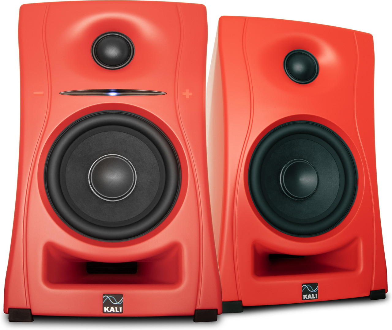 KALI 4 Inch 2-Way powered loudspeaker system with Bluetooth (PAIR) in Red KALI 4 Inch 2-Way powered loudspeaker system with Bluetooth (PAIR) in Red