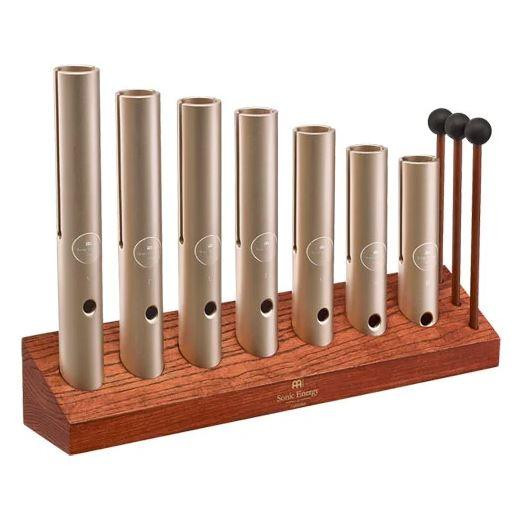 Meinl Sonic Energy 7-piece Wah-Wah Tube Chakra Set, 432 Hz, Champagne gold Meinl Sonic Energy 7-piece Wah-Wah Tube Chakra Set, 432 Hz, Champagne gold