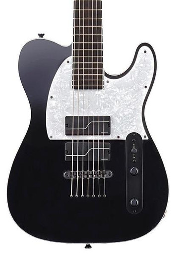 ESP Stephen Carpenter STEF-T7B Electric Guitar in Black ESP Stephen Carpenter STEF-T7B Electric Guitar in Black