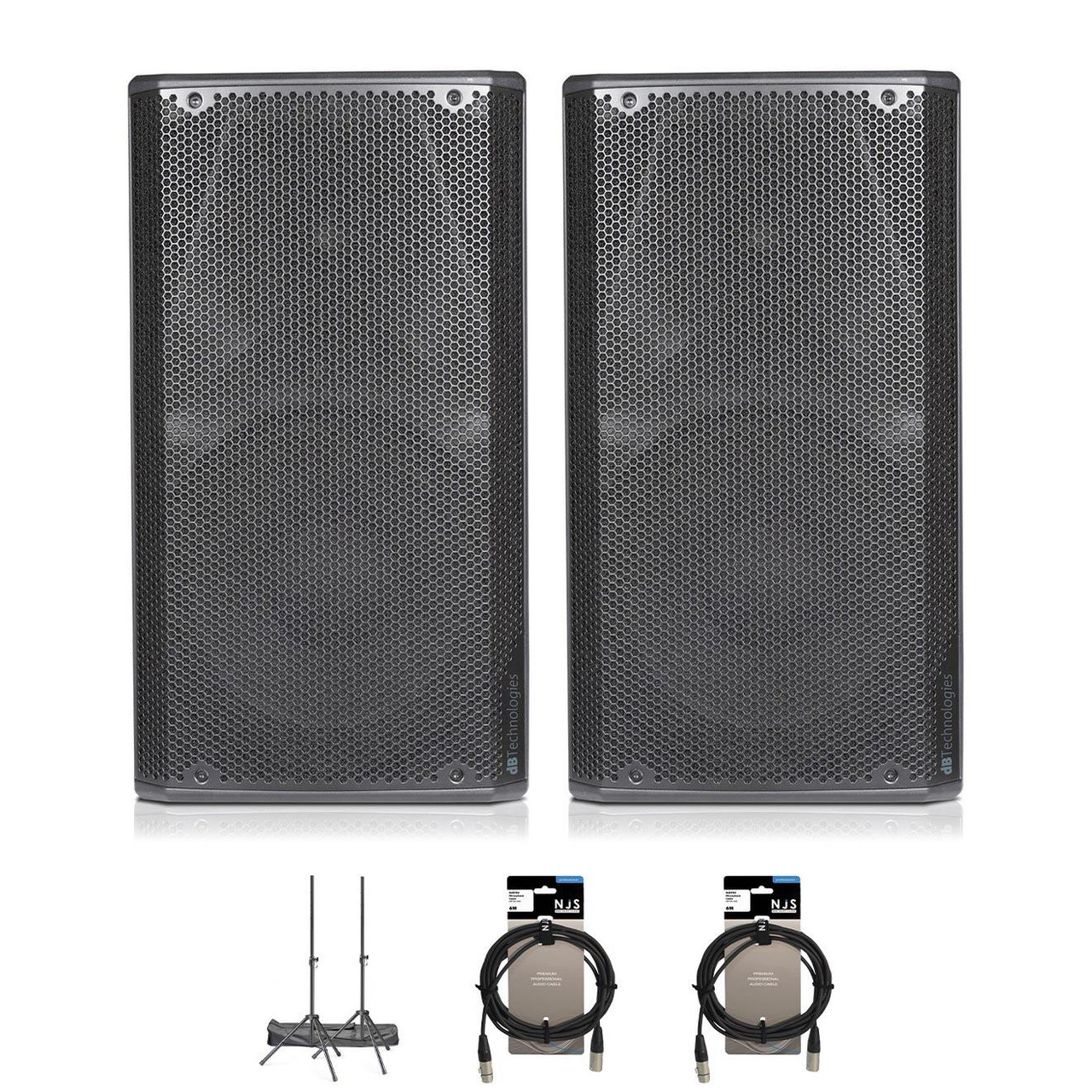 dB Technologies OPERA12 12" PA Speaker Bundle With Cables & Stands dB Technologies OPERA12 12" PA Speaker Bundle With Cables & Stands