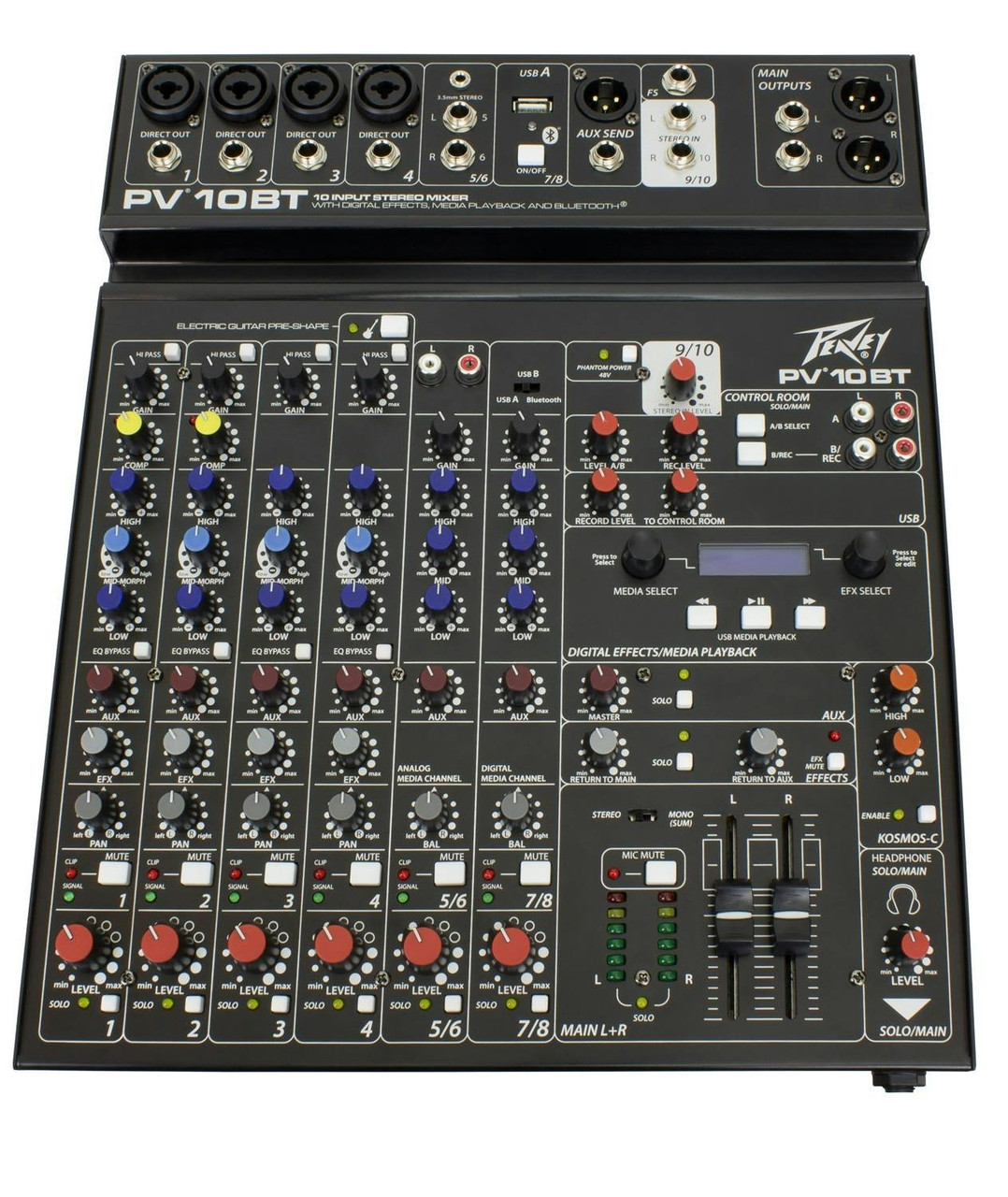 Peavey PV10BT Mixer with Bluetooth Peavey PV10BT Mixer with Bluetooth