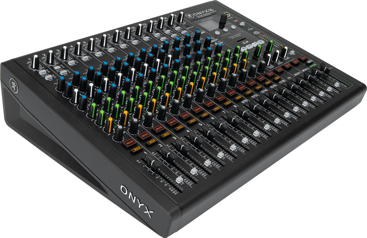 Mackie ONYX 16 16-Channel Analog Mixer with Multi-Track USB Mackie ONYX 16 16-Channel Analog Mixer with Multi-Track USB