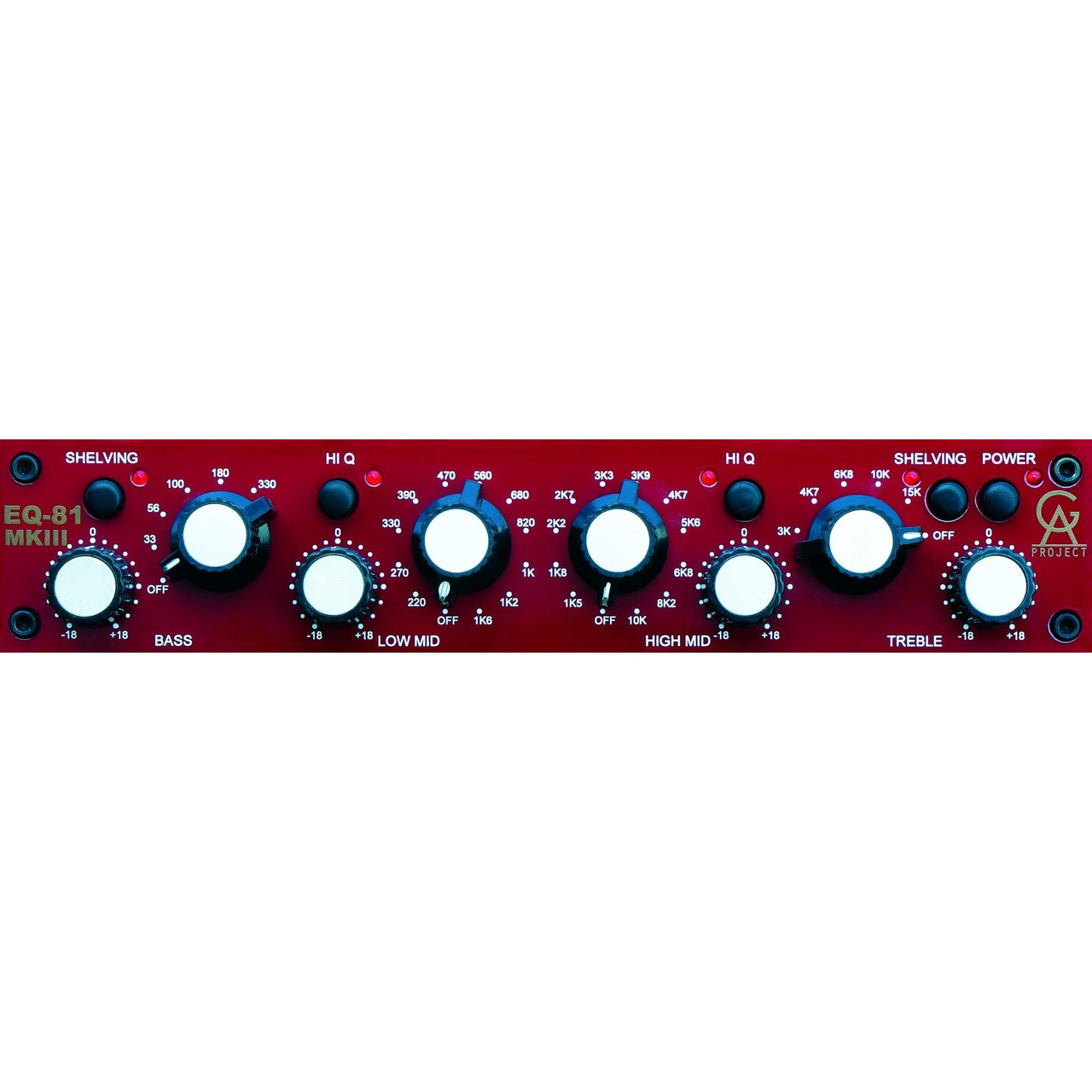 Golden Age Project EQ81 MKII Equalizer - Half Rack Golden Age Project EQ81 MKII Equalizer - Half Rack