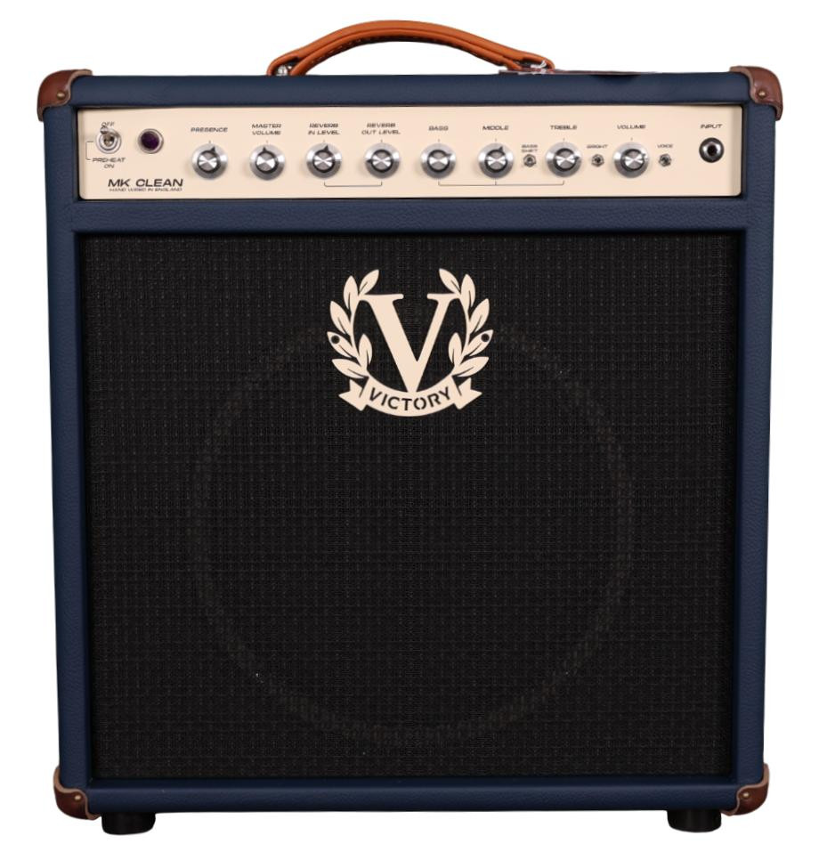 Victory MK Clean 30W 1x12 Hand-Wired Valve Amp Combo In Admiralty Blue Victory MK Clean 30W 1x12 Hand-Wired Valve Amp Combo In Admiralty Blue