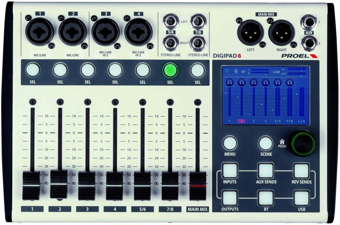 Soundcraft UI16 Remote-controlled Digital Mixer with 12 Mic Inputs
