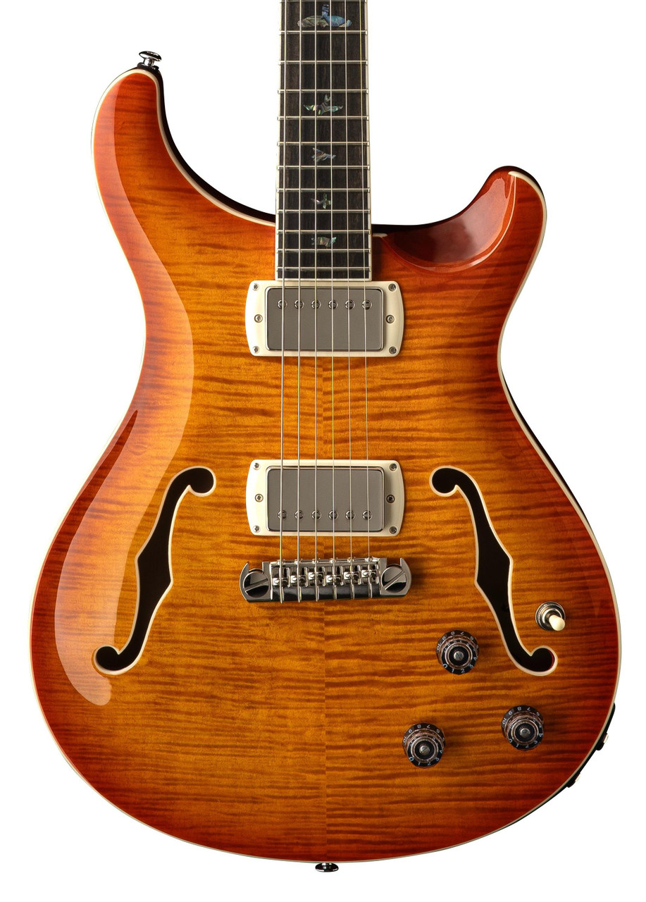 PRS SE Hollowbody II Piezo Electric Guitar in Vintage Sunburst (2026)